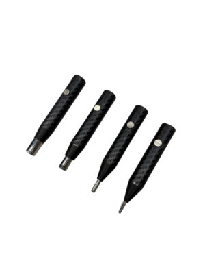 Kit knock down 4 pezzi in acciao temprato