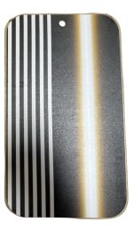 Luce a riflessione 40 x20 cm con linee - immagine 2